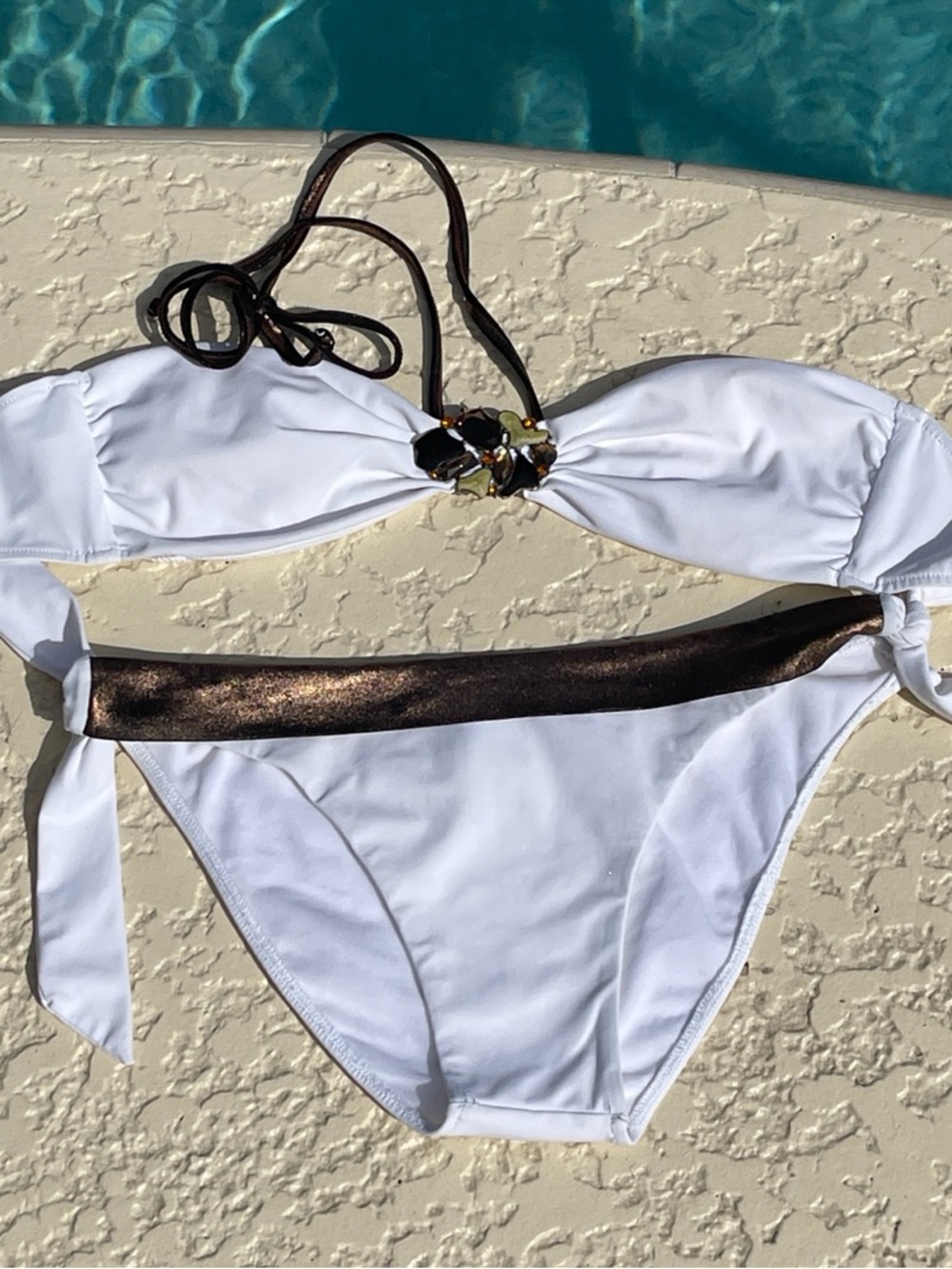 Sauvage bikini white size S